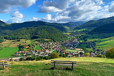 Blick auf das Münstertal